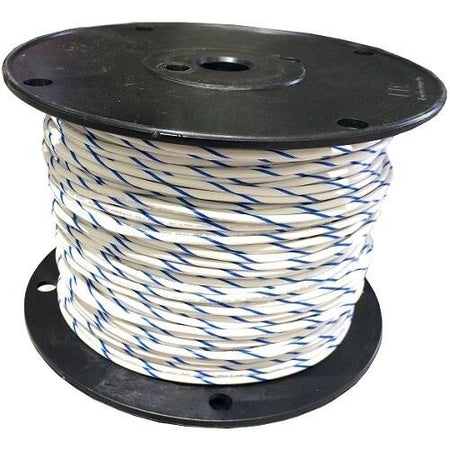 12 Gauge White/Blue MTW Wire | Precutwire.com