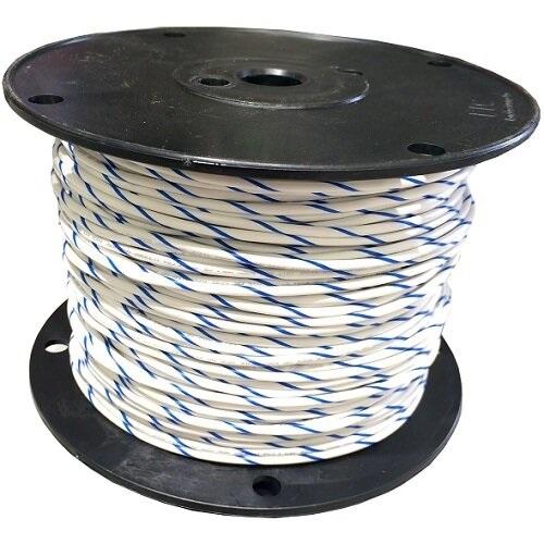 12 Gauge White/Blue MTW Wire | Precutwire.com