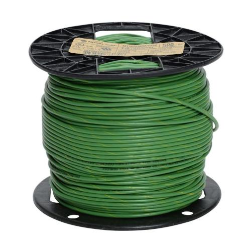 14 Gauge Green/Yellow MTW Wire | Precutwire.com
