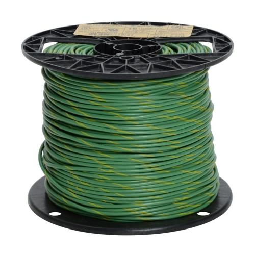 18 Gauge Green/Yellow MTW Wire | Precutwire.com
