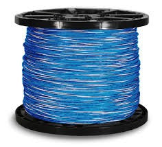 18 Gauge Blue/White TFFN Wire | Precutwire.com