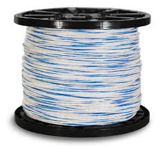 12 Gauge Blue/White THHN Wire | Precutwire.com